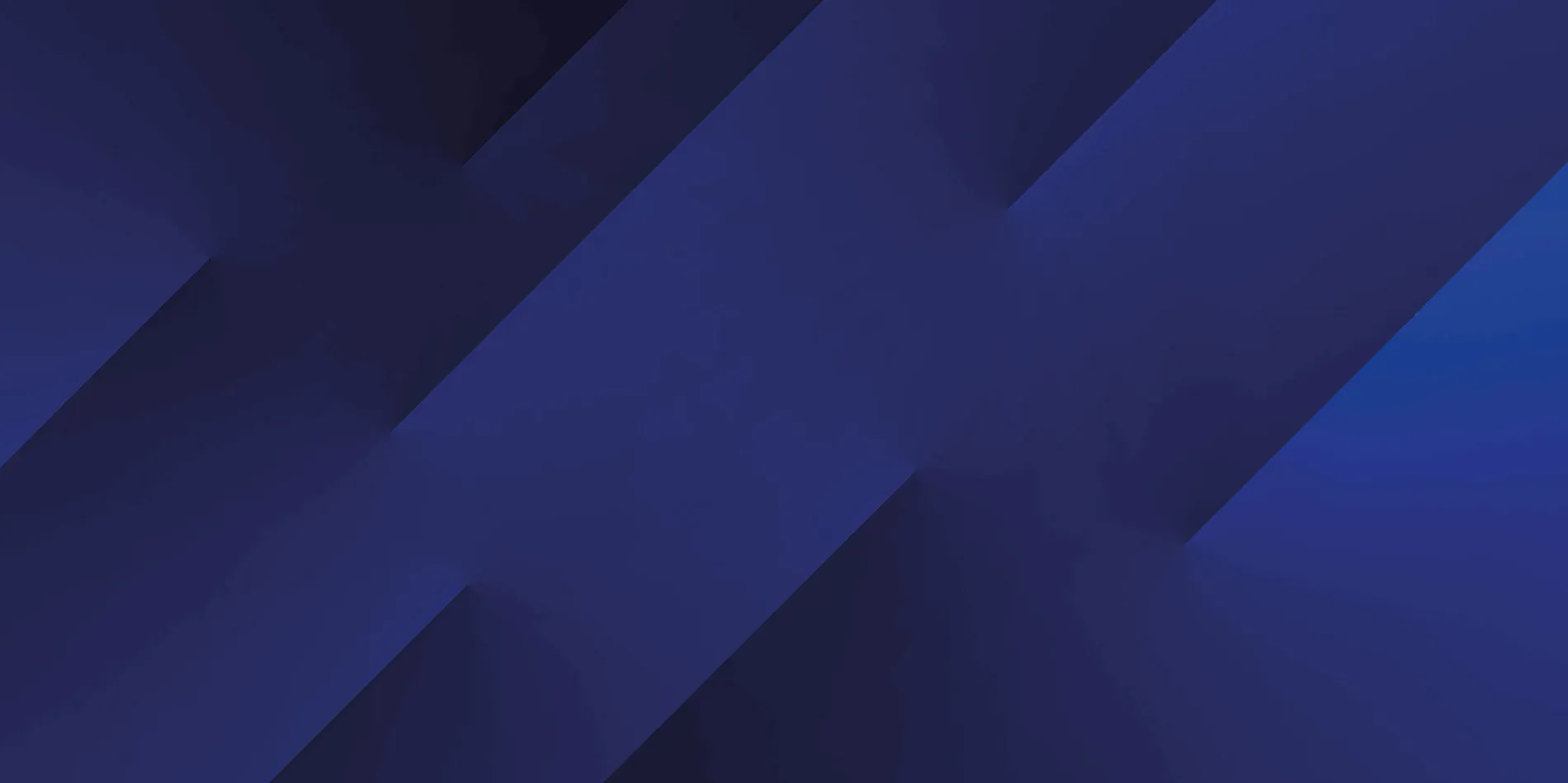 A blue abstract background with diagonal shapes.